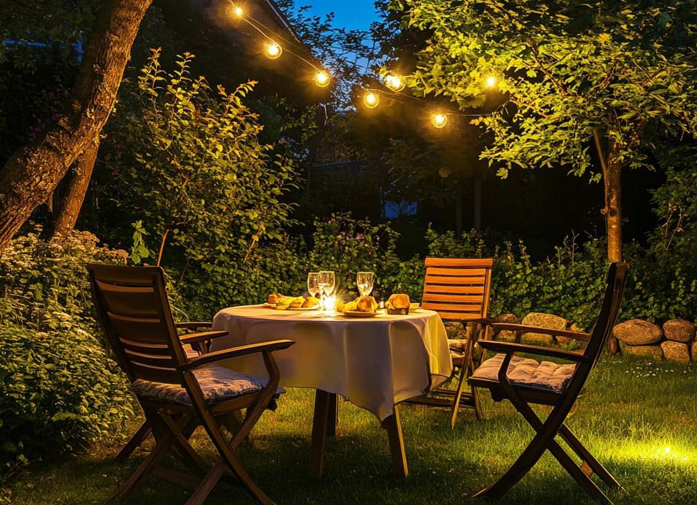 Освещение сада: как создать уют и безопасность на участке